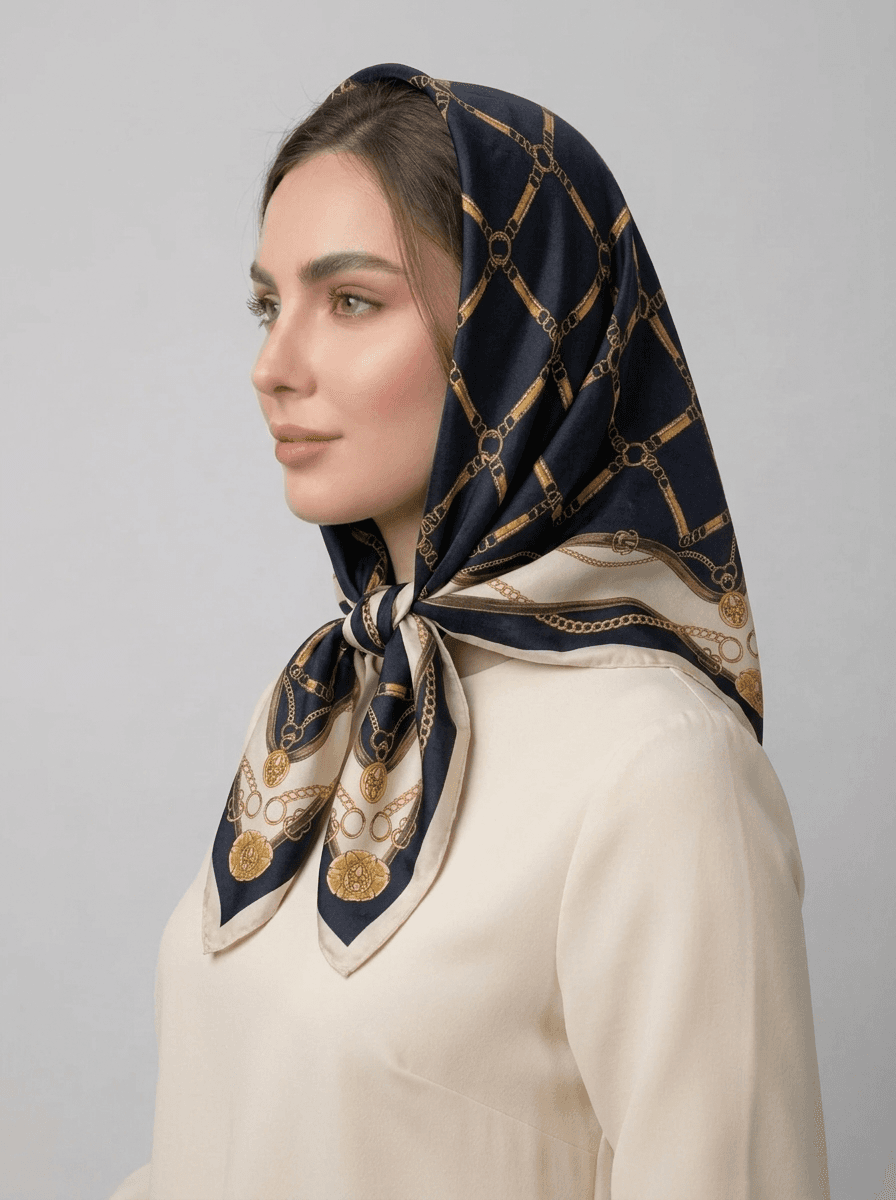 تصویر ميني اسکارف نخي کد 123