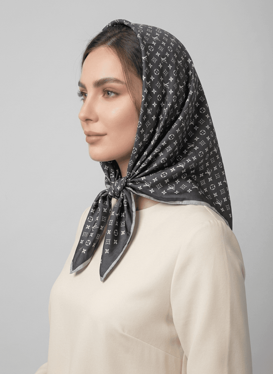 تصویر مینی اسکارف نخی کد 626
