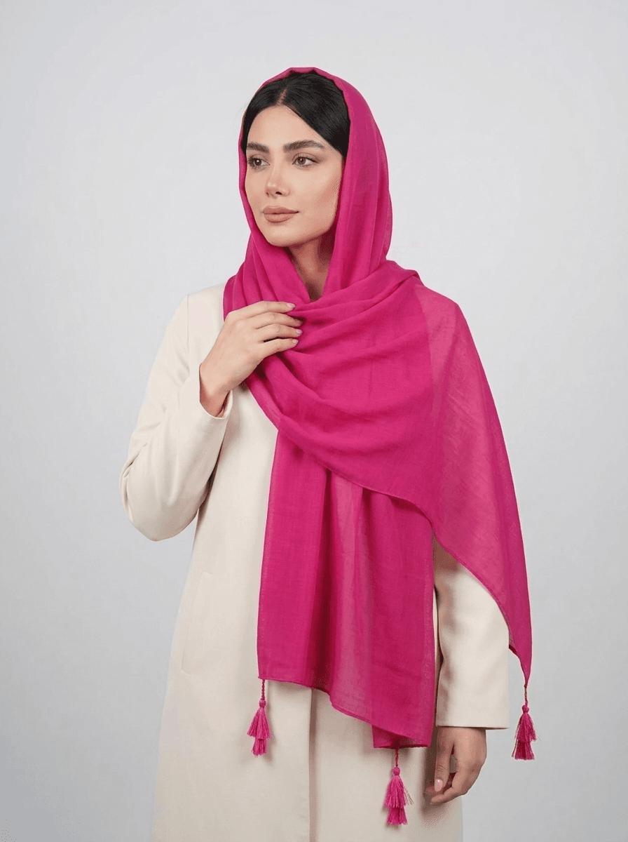 شال سوپر نخ رنگی کد 554 - تصویر ۶