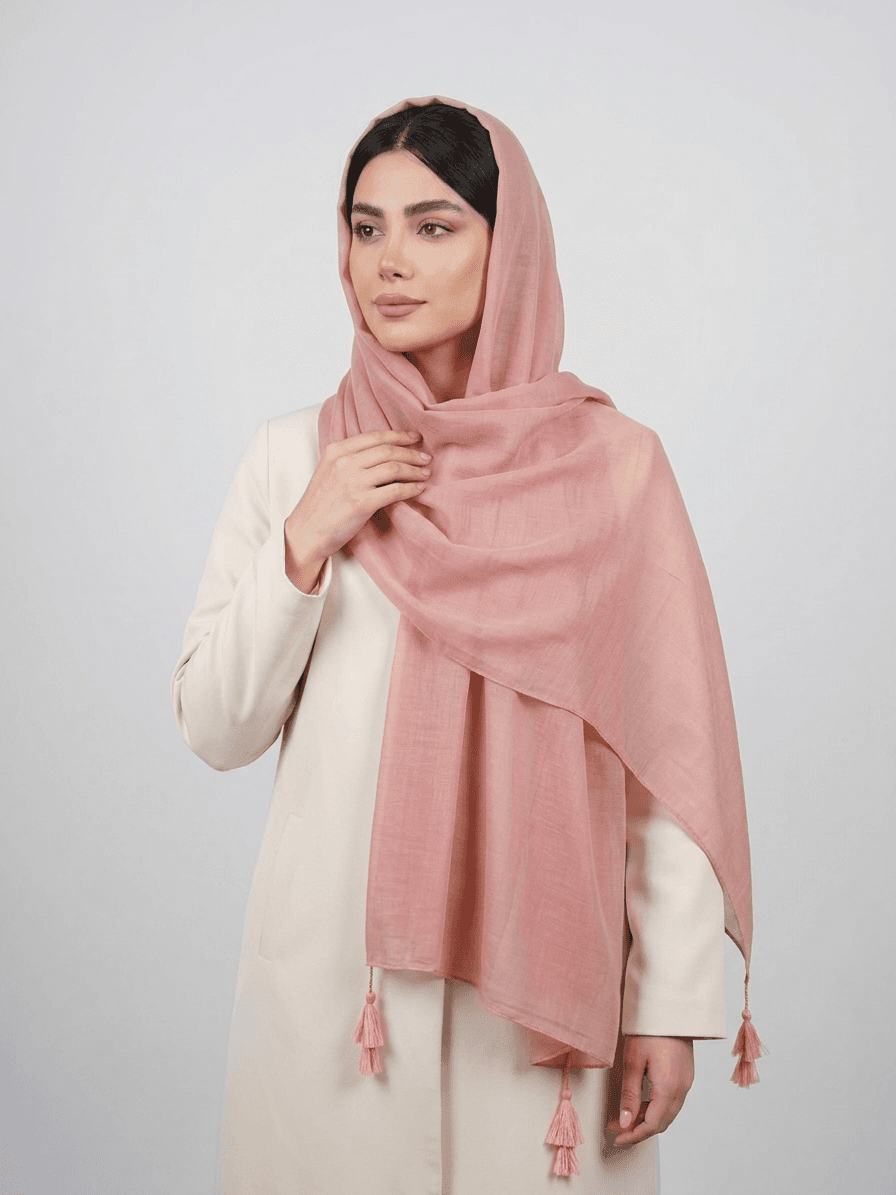 شال سوپر نخ رنگی کد 554 - تصویر ۴