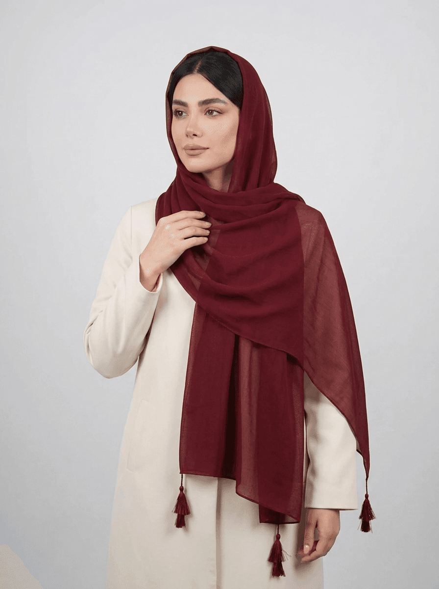 شال سوپر نخ رنگی کد 554 - تصویر ۷