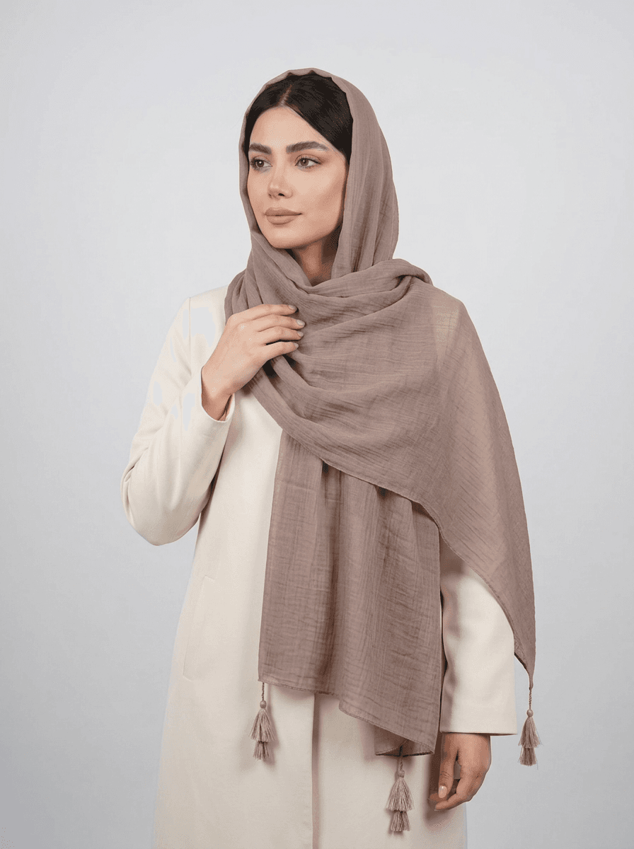 شال سوپر نخ رنگی کد 554 - تصویر ۹