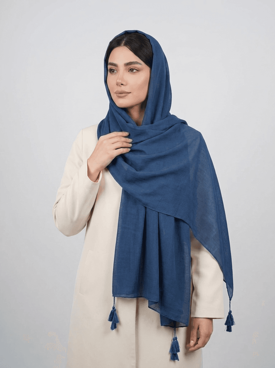 شال سوپر نخ رنگی کد 554 - تصویر ۱۰