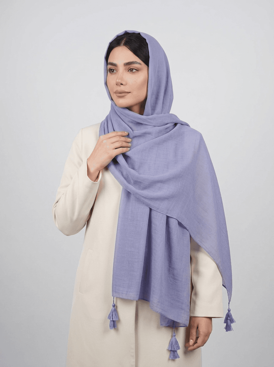 شال سوپر نخ رنگی کد 554 - تصویر ۸