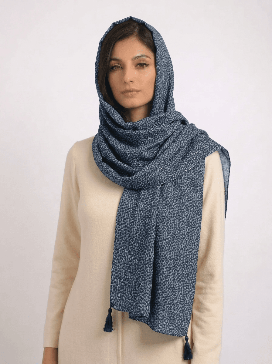 شال نخی میکس توپی کد 604 - تصویر ۱۱