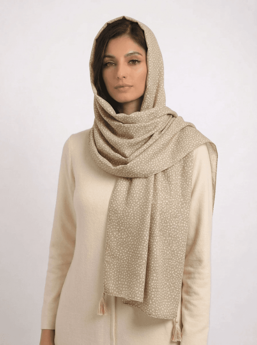 شال نخی میکس توپی کد 604 - تصویر ۱۲