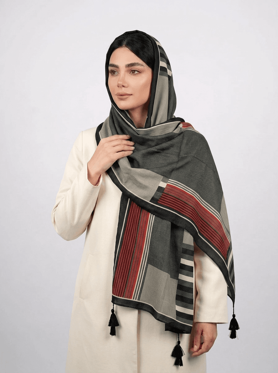 شال نخي کد 55 - تصویر ۴