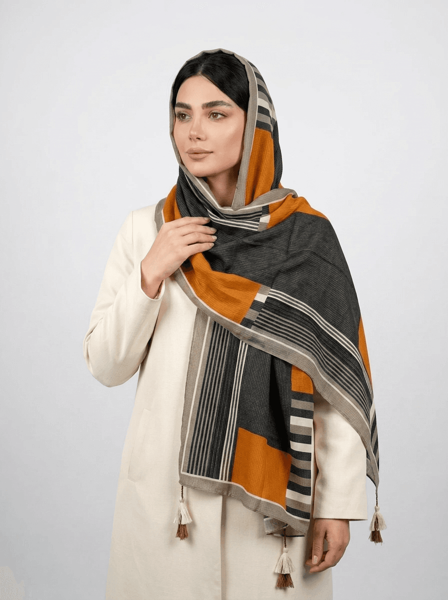 شال نخي کد 55 - تصویر ۲