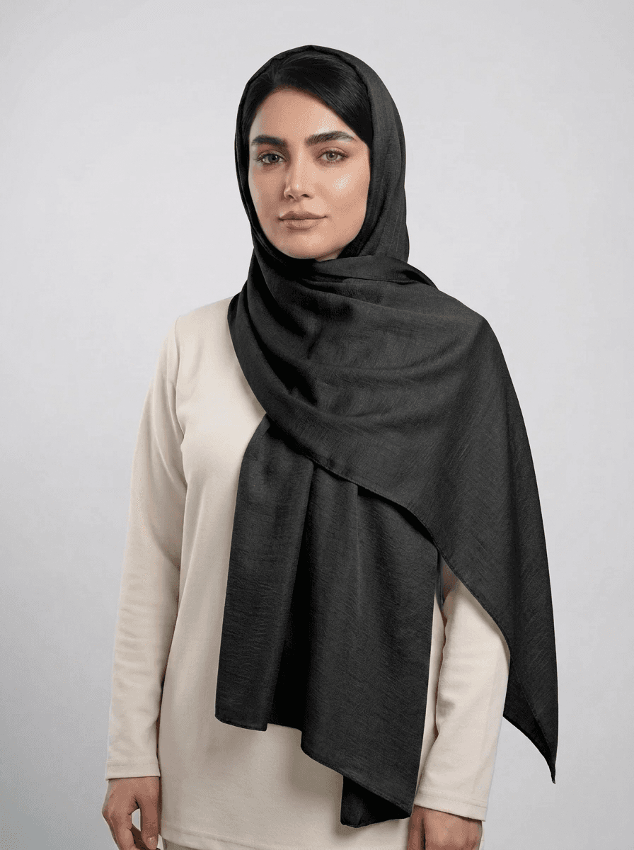 شال اسلپ ساده رنگی کد 552 - تصویر ۱