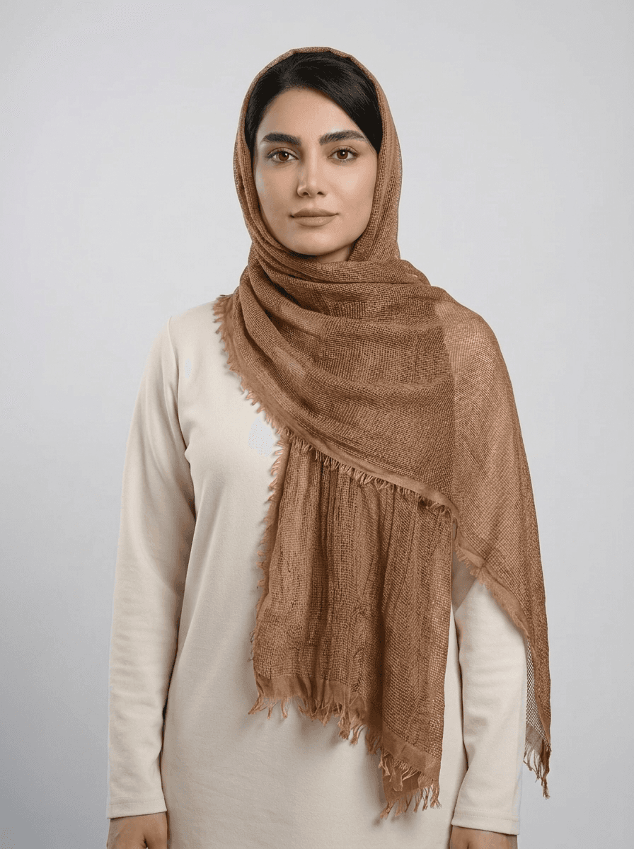 شال حصیری وارداتی کد 570 - تصویر ۲