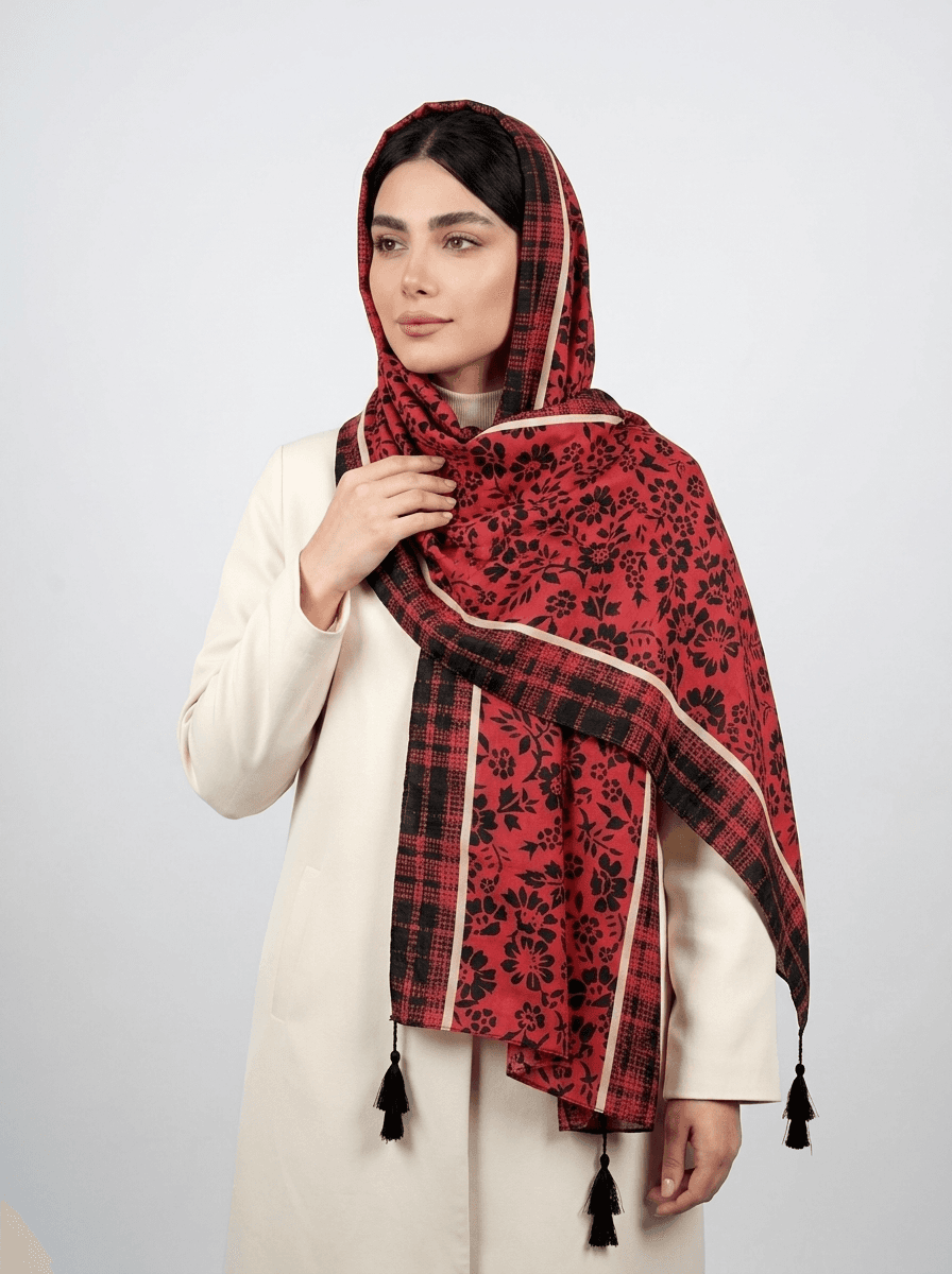شال نخی کد 582 - تصویر ۲