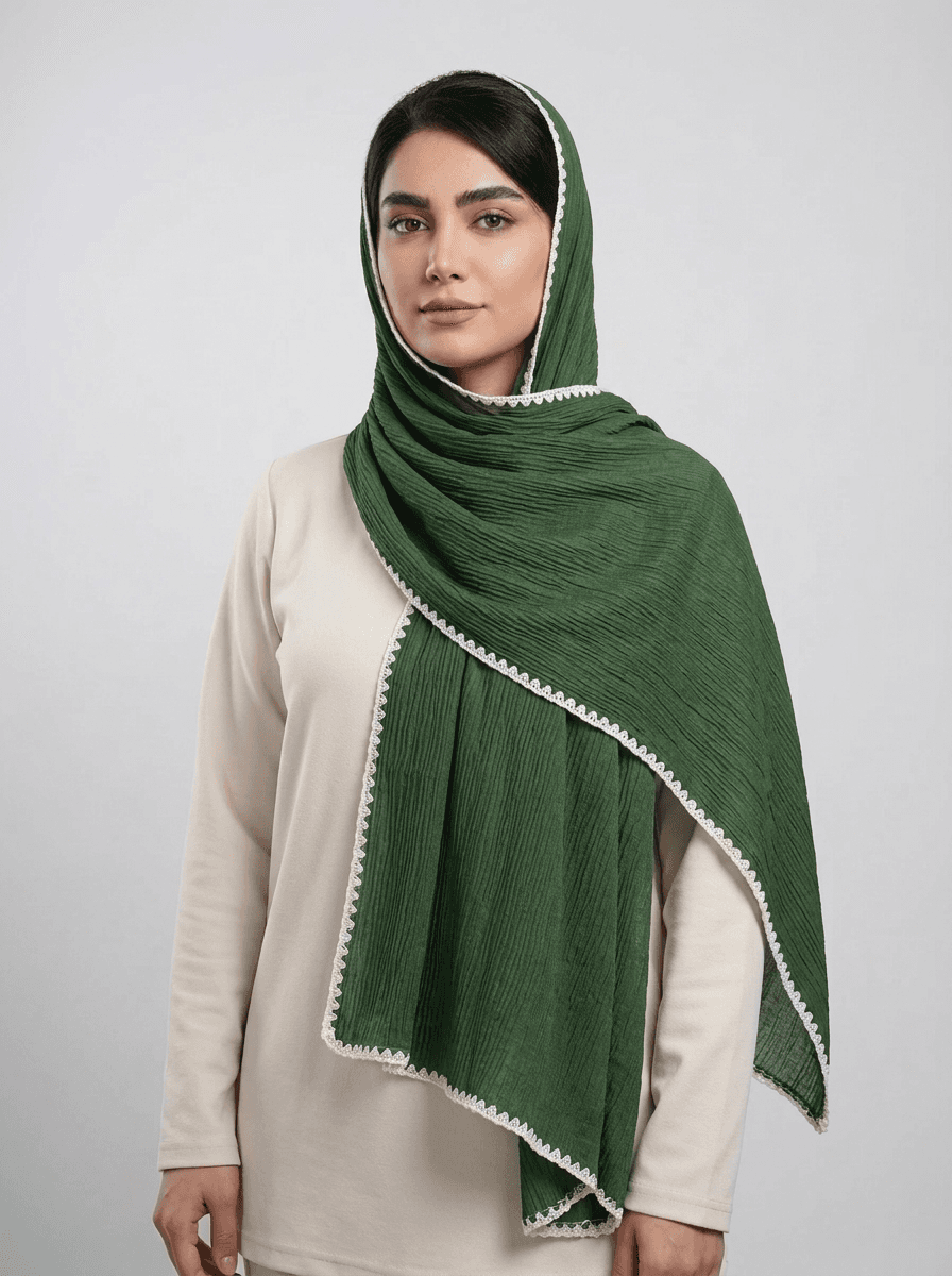 شال نخی دندون موشی کد 616 - تصویر ۴