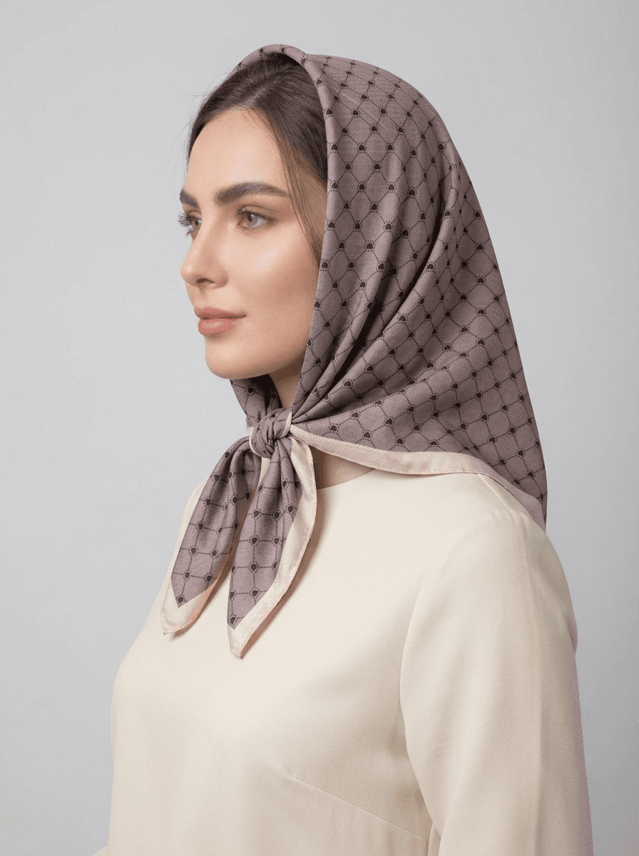 مینی اسکارف نخی کد 630 - تصویر ۲